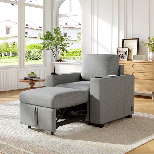 Modern sofa pull out - 35.4", pull-out