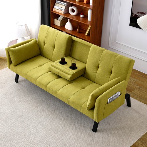 Cotton linen sofa bed - linen,