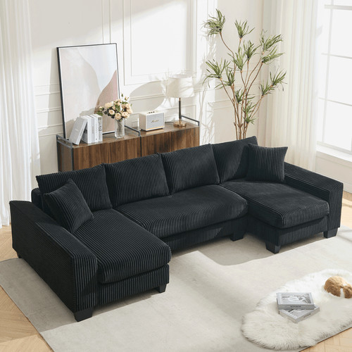 114 sleeper sofa shaped - 114",