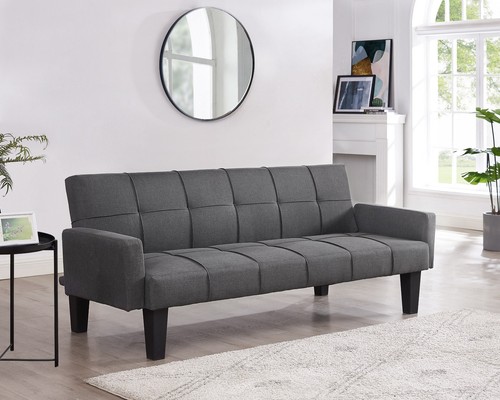 Seater dark grey sofa - grey, bed