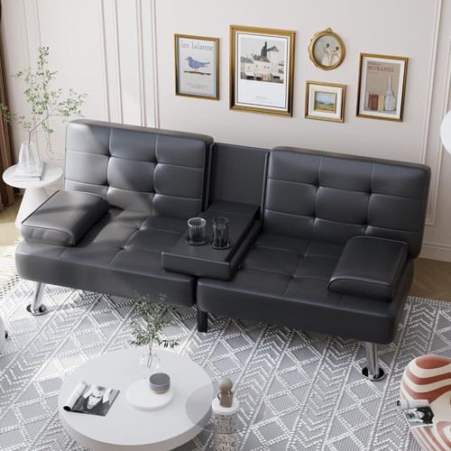 Convertible folding futon sofa - folding,