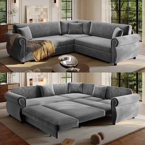 Shaped sofa with - 88.2",
