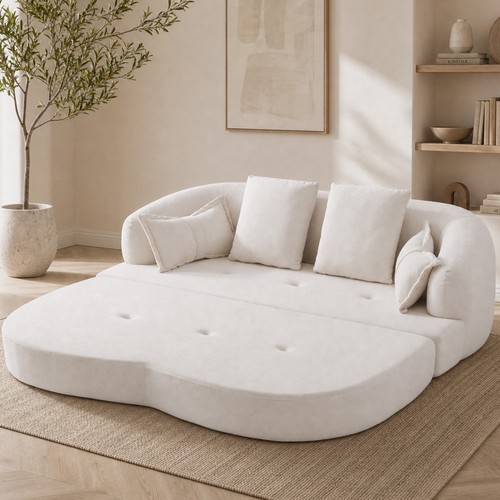 Seater boneless sofa couch - 2-seater,
