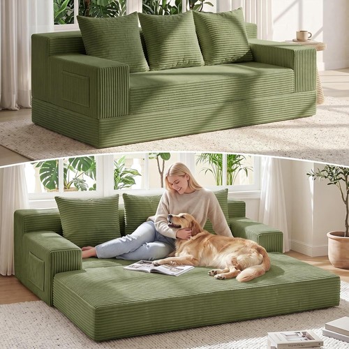 Convertible sofa bed - 79",