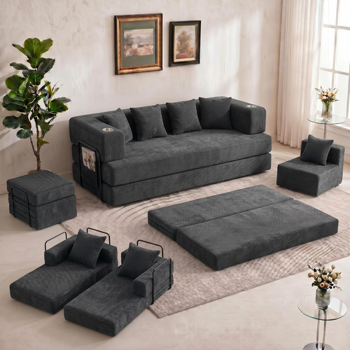 Convertible queen sofa bed - convertible,