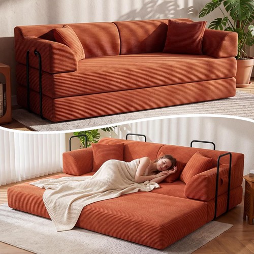 Convertible sofa bed high - 79",