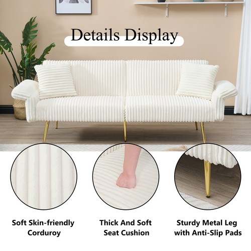 Inch corduroy sofa - 79,