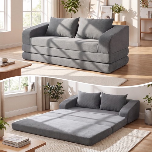 Convertible futon sofa - bed, w/