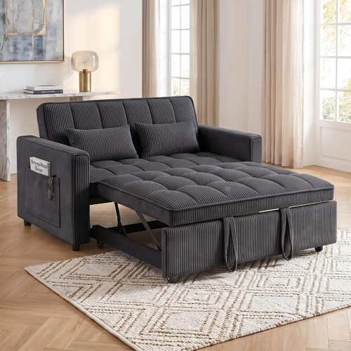 Modern corduroy tufted - tufted, futon