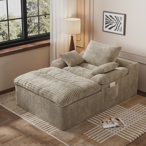 Single seat sofa - single-seat, sofa,corduroy