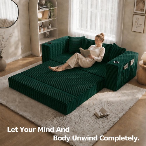Corduroy sofa bed - corduroy,