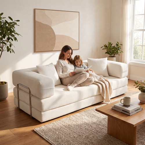 Convertible sofa bed - 78.74",