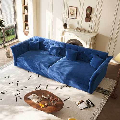 Modern velvet convertible - velvet, pull