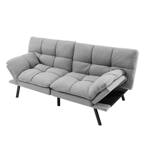 Seater convertible grey sofa - 2,