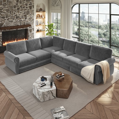 118 shaped sofa - l-shaped, bed
