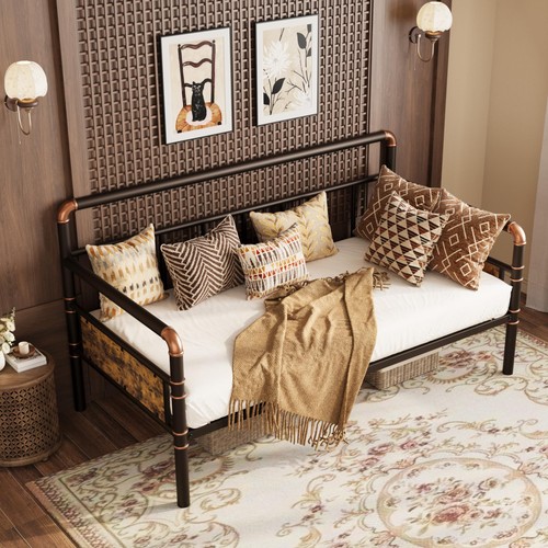 Metal daybed frame single sofa - daybed,