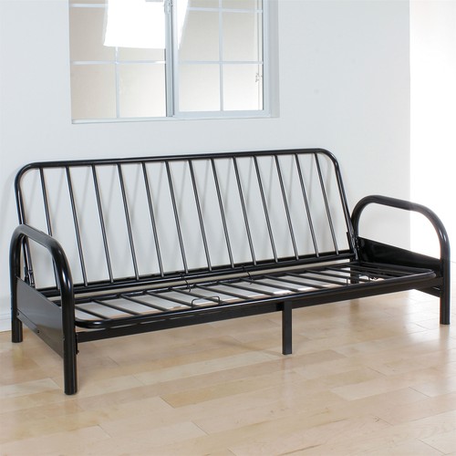 Modern metal futon sofa - metal,
