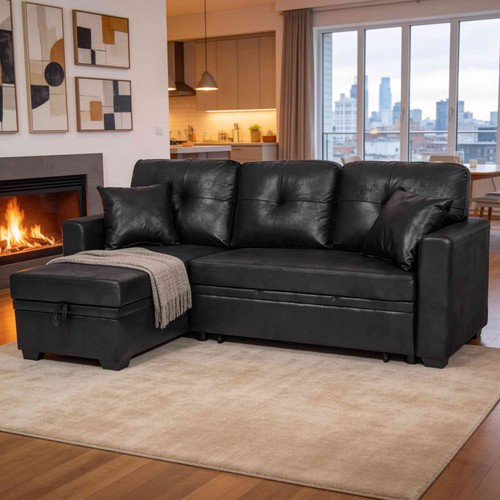 Shaped sleeper sofa pull - shaped,