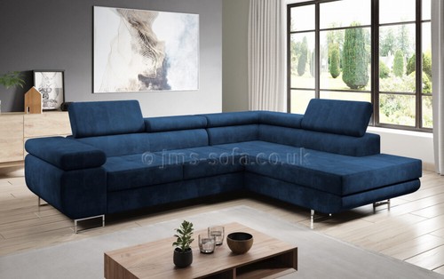 Corner sofa bed - bed, fabric