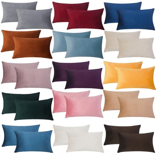 Plain velvet cushions covers - cushions,